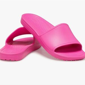 Crocs Kadee Slide Sandal- Electric Pink